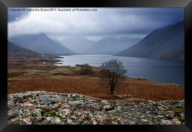 Low cloud on Wastwater Framed Print by Catherine Fowler