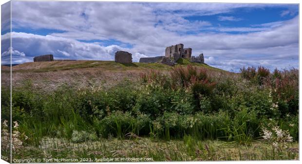 Timeless Duffus Castle: An Echo of History Canvas Print by Tom McPherson