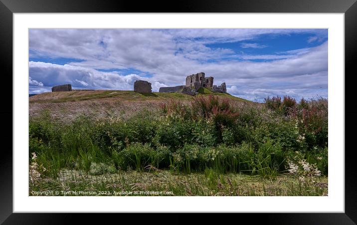Timeless Duffus Castle: An Echo of History Framed Mounted Print by Tom McPherson