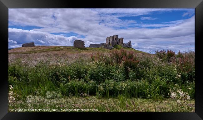 Timeless Duffus Castle: An Echo of History Framed Print by Tom McPherson