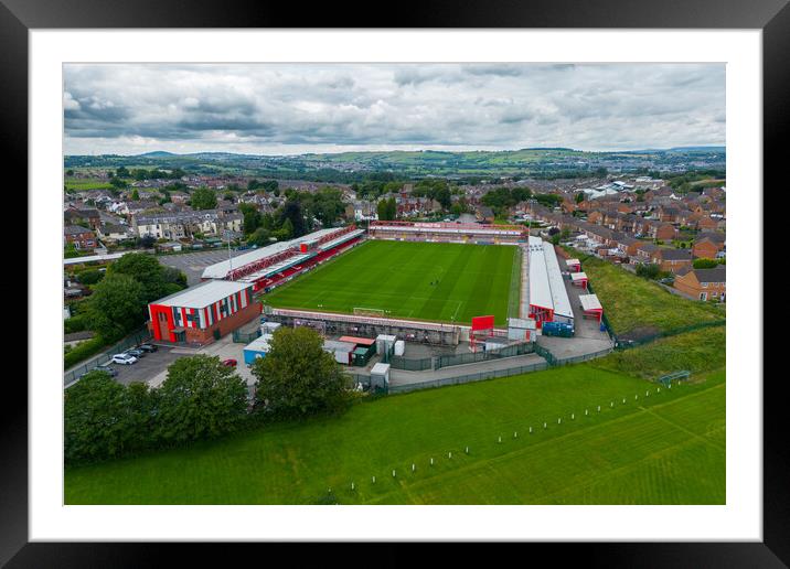 The Crown Ground Framed Mounted Print by Apollo Aerial Photography