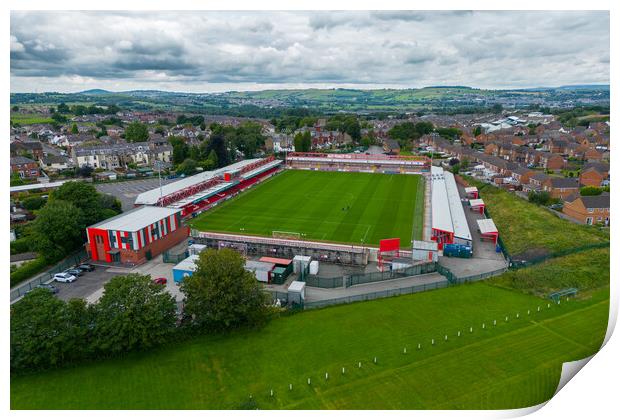 The Crown Ground Print by Apollo Aerial Photography