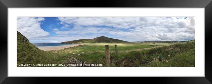 Rossan Donegal Ireland Framed Mounted Print by Arnie Livingston