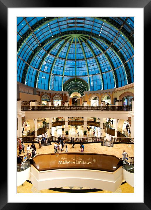 Mall of the Emirates Framed Mounted Print by Fabrizio Troiani