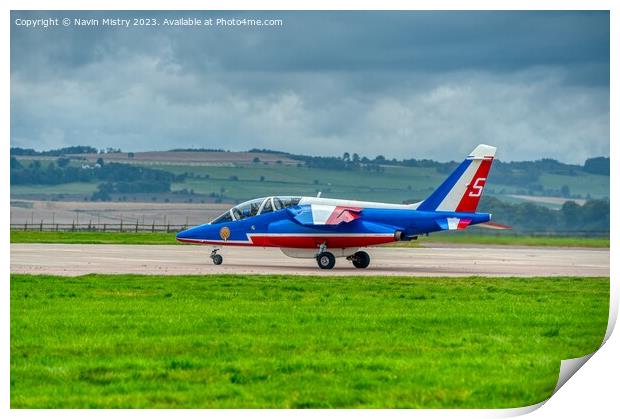 Patrouille de France Alpha Jet Print by Navin Mistry