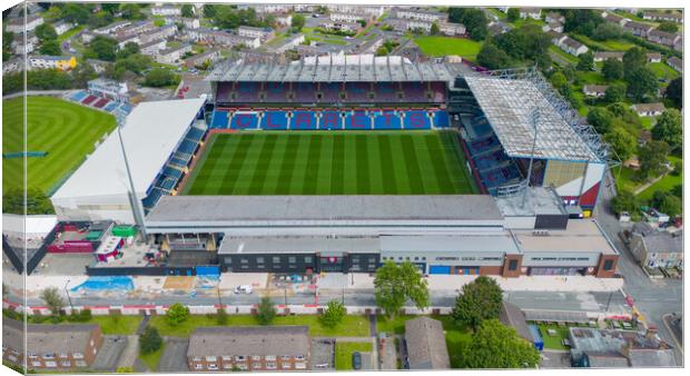 Turf Moor Burnley FC Canvas Print by Apollo Aerial Photography