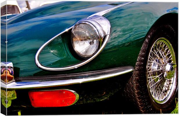 Iconic E-Type Jaguar: A Classic Revival Canvas Print by Andy Evans Photos