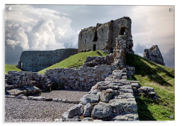 Duffus Castle: A Timeless Sentinel Acrylic by Tom McPherson