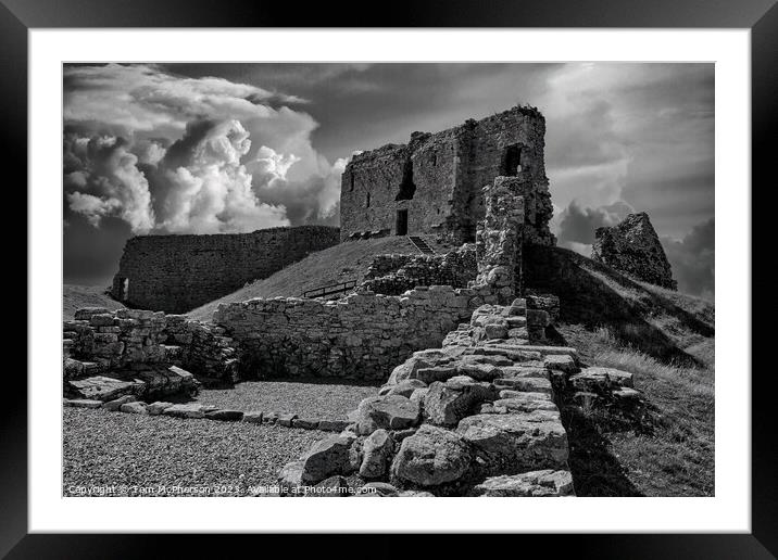 Duffus Castle: Moray's Fortified Echo of History Framed Mounted Print by Tom McPherson
