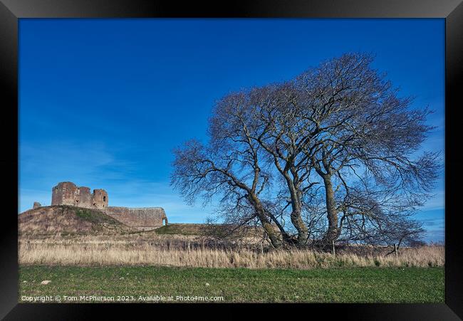 Echoes of Time: Duffus Castle Framed Print by Tom McPherson