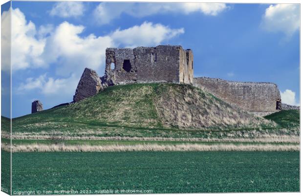 Echoes of History: Duffus Castle Canvas Print by Tom McPherson