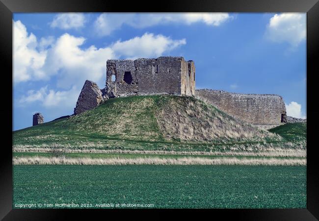 Echoes of History: Duffus Castle Framed Print by Tom McPherson