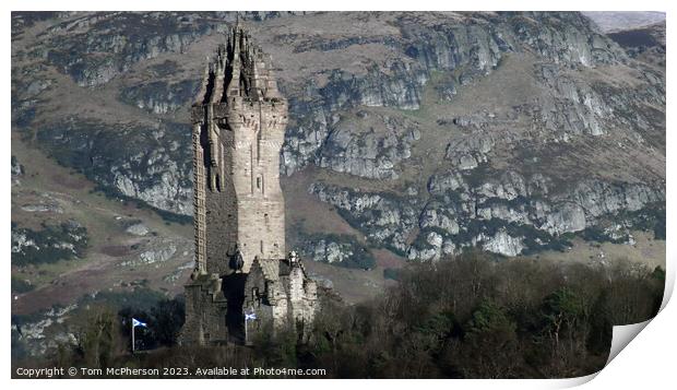 Scotland's Hero: The Wallace Monument Print by Tom McPherson