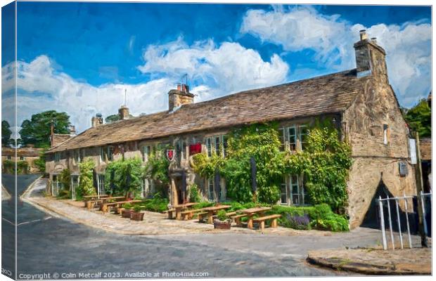 The Red Lion Hotel Canvas Print by Colin Metcalf