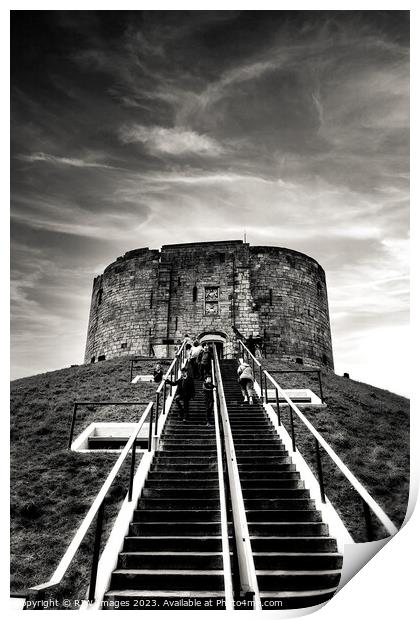 Clifford's Tower Print by RJW Images