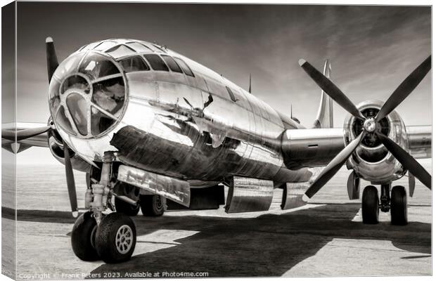 b29 superfortress Canvas Print by Frank Peters
