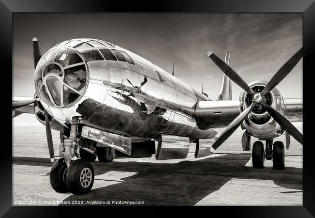 b29 superfortress Framed Print by Frank Peters