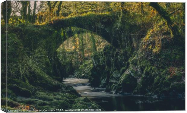 Penmacho Bridge Canvas Print by Matthew McCormack