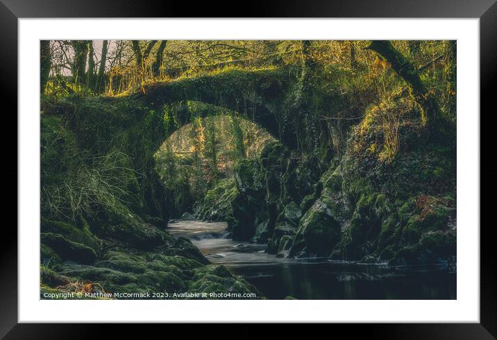 Penmacho Bridge Framed Mounted Print by Matthew McCormack