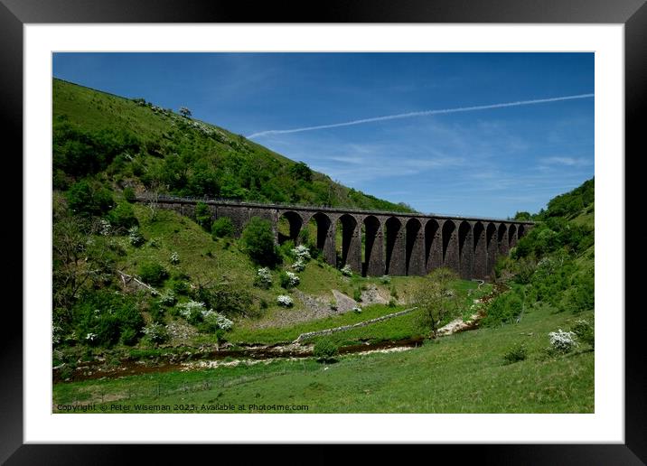 Smardale Gill Viaduct crossing Scandale Beck, Smar Framed Mounted Print by Peter Wiseman