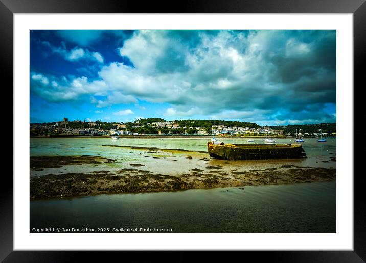 The Welsh Town of Bangor  Framed Mounted Print by Ian Donaldson