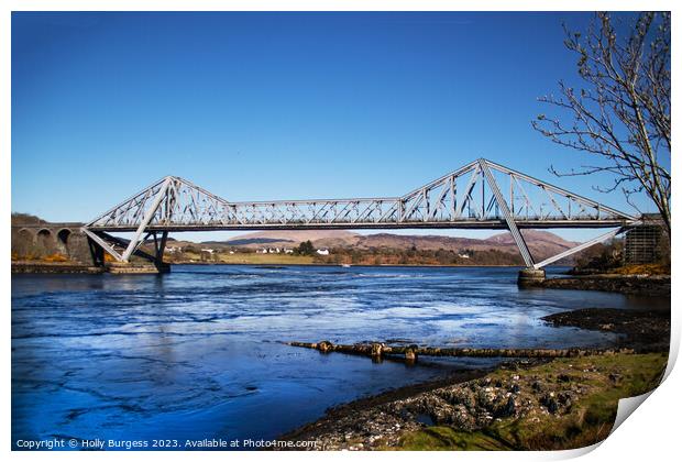 'Connel Bridge: Scotland's Cantilever Marvel' Argy Print by Holly Burgess