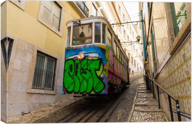 Funicular Lavra Canvas Print by Kevin Winter