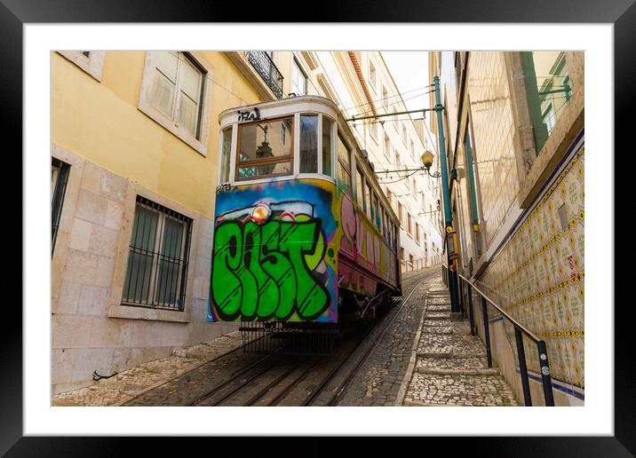 Funicular Lavra Framed Mounted Print by Kevin Winter