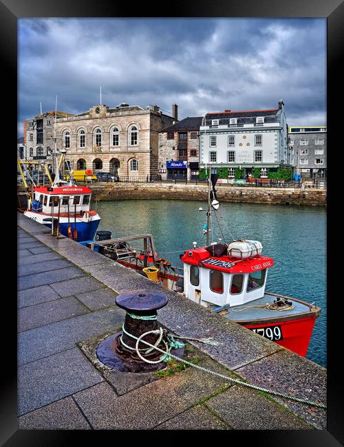 The Barbican, Plymouth  Framed Print by Darren Galpin