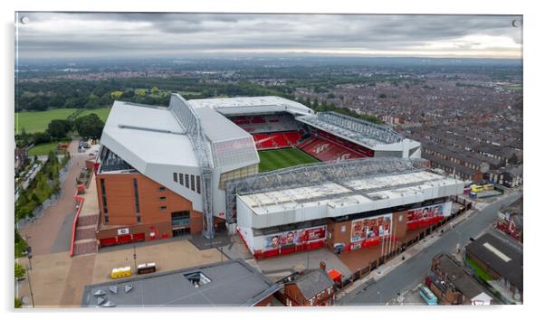 Anfield Liverpool FC Acrylic by Apollo Aerial Photography