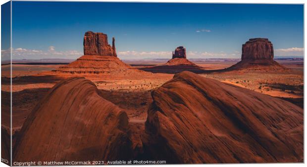 Monument Valley Canvas Print by Matthew McCormack