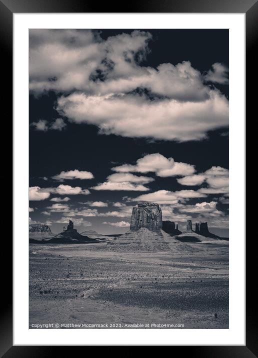Monument Valley Framed Mounted Print by Matthew McCormack