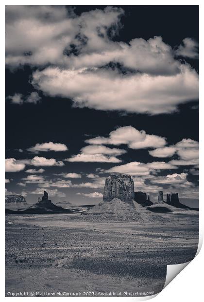 Monument Valley Print by Matthew McCormack