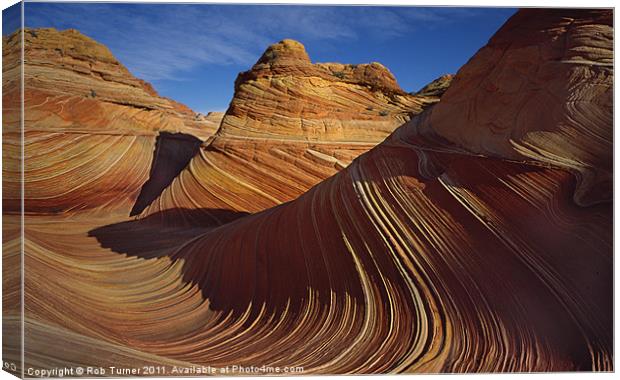 Coyote Buttes Early Light Canvas Print by Rob Turner