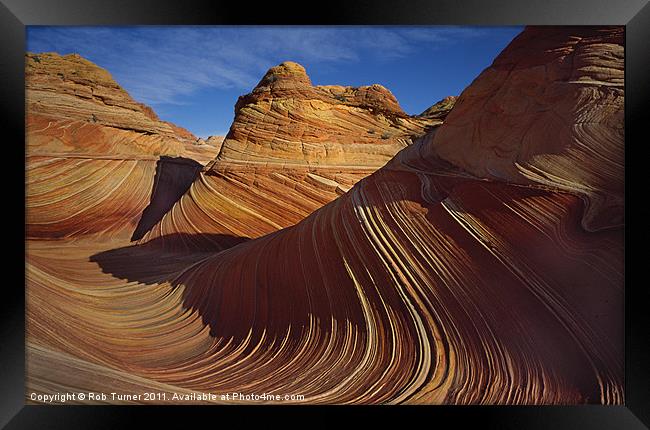Coyote Buttes Early Light Framed Print by Rob Turner