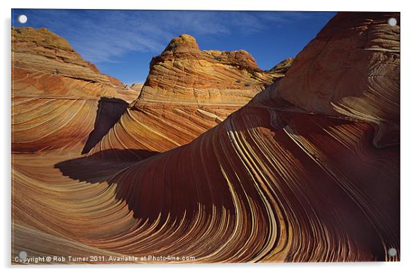 Coyote Buttes Early Light Acrylic by Rob Turner