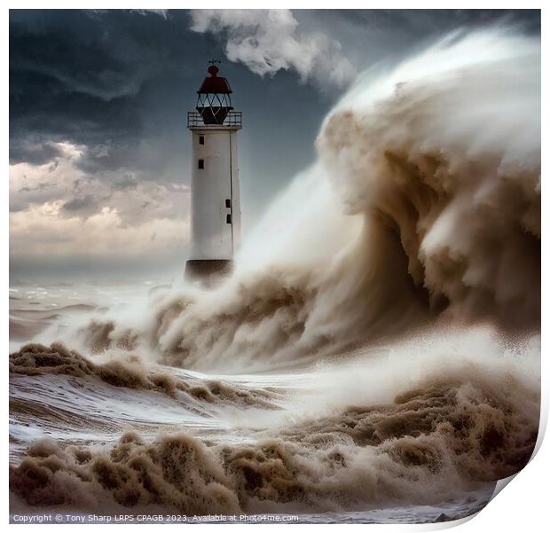 CAUGHT IN THE STORM Print by Tony Sharp LRPS CPAGB