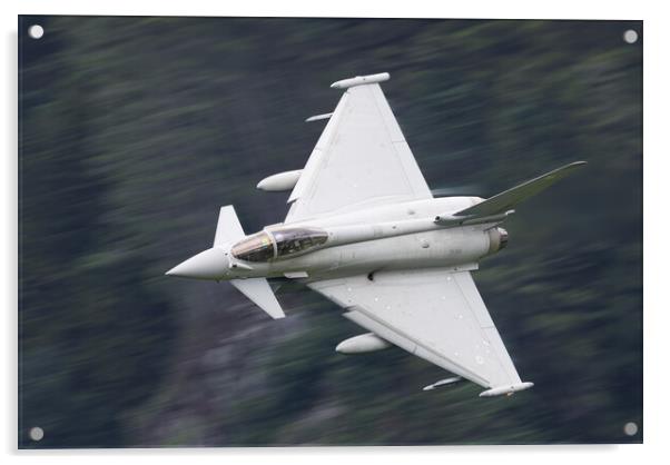 RAF Typhoon Havoc flight Acrylic by Rory Trappe