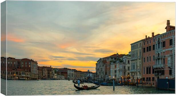 The Grand Canal Venice   Canvas Print by Phil Durkin DPAGB BPE4