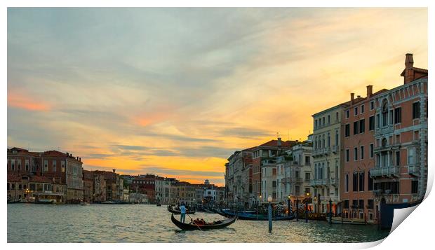 The Grand Canal Venice   Print by Phil Durkin DPAGB BPE4