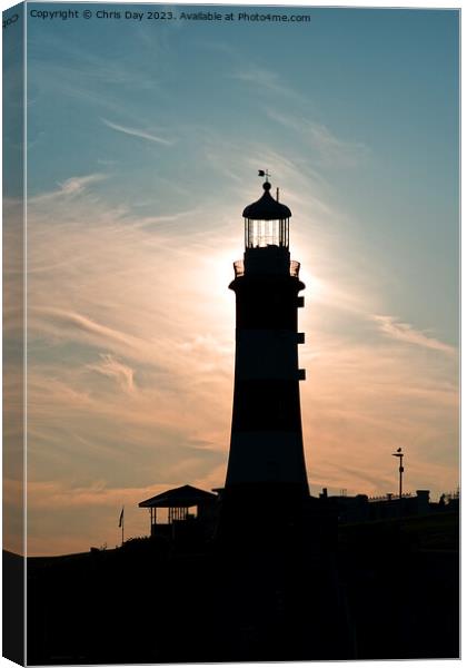 Smeatons Tower Canvas Print by Chris Day