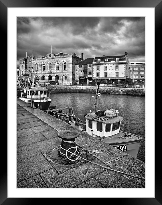 The Barbican, Plymouth  Framed Mounted Print by Darren Galpin