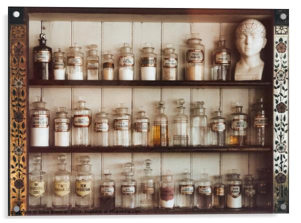 Old Apothecary Acrylic by Dave Bowman