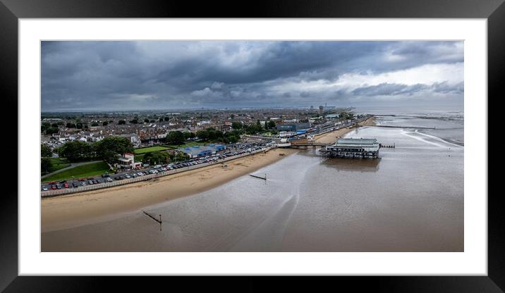 Cleethorpes Storm Framed Mounted Print by Apollo Aerial Photography