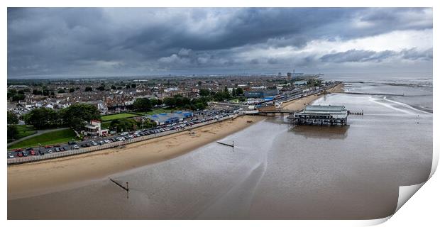Cleethorpes Storm Print by Apollo Aerial Photography