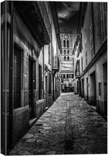 Carrer dels Angels Canvas Print by Perry Johnson