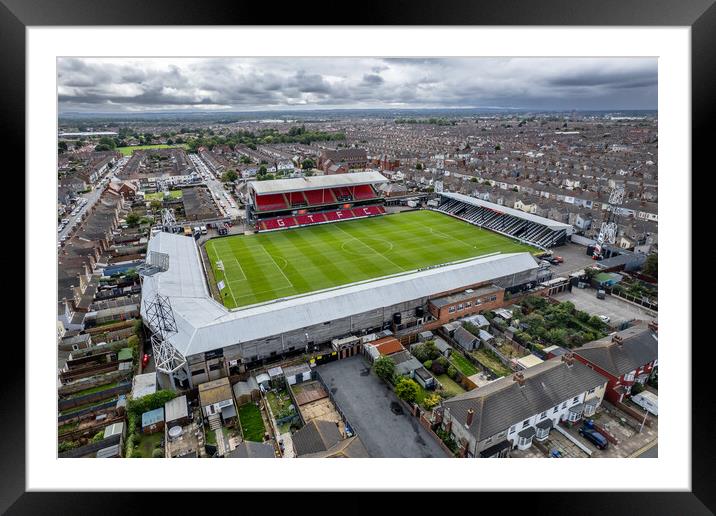 Blundell Park Framed Mounted Print by Apollo Aerial Photography