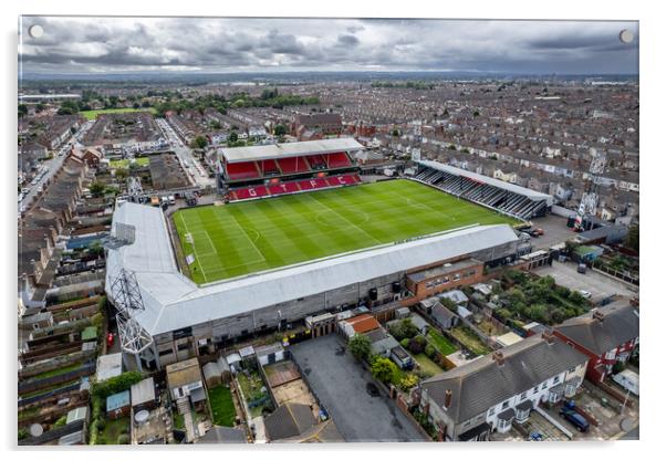 Blundell Park Acrylic by Apollo Aerial Photography