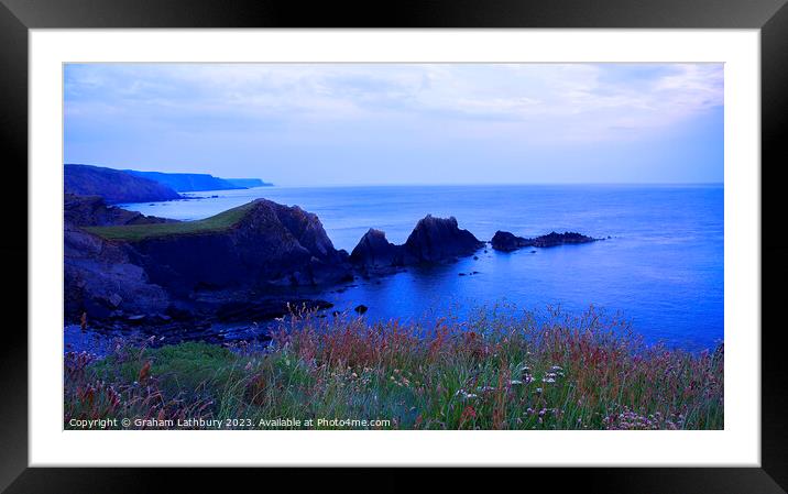 Hartland, North Devon Framed Mounted Print by Graham Lathbury