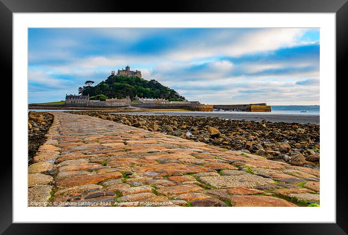 St. Michael’s Mount Framed Mounted Print by Graham Lathbury